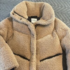 SAM Girls Down Beige Sherpa Coat